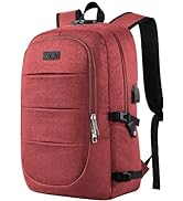 VSNOON Anti-Theft Laptop Backpack, 15.6-17.3 inch Business Laptop Rucksack Bag with USB Charging ...