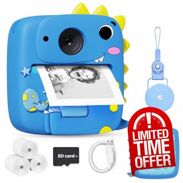 Kids Camera Instant Print for Boys Girls