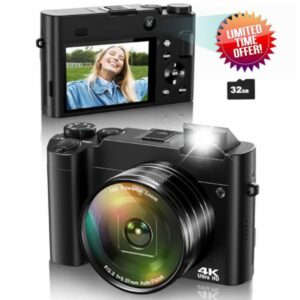 4K Digital Camera for Photography