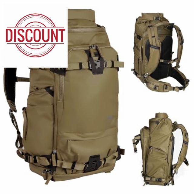 Tenzing 30L Water Resistant Large Travel Camera Backpack 14 inch Laptop Compartment with Rain Cover Fits DSLR