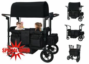 Wagon Stroller for 4 Kids