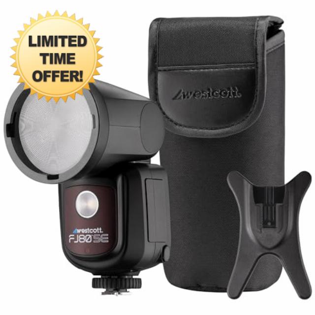 Westcott FJ80-SE 80Ws Speedlight - TTL and Manual for On-Camera & Off-Camera Flash (Sony Compatible)