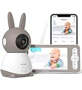 ieGeek 5MP Indoor Home Security Camera with 2.4/5GHz, WiFi Smart Pet Cam with App, Plug-In Baby M...