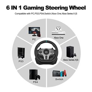 270/900° Driving Sim Racing Wheel