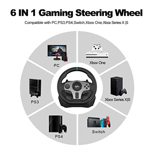 270/900° Driving Sim Racing Wheel