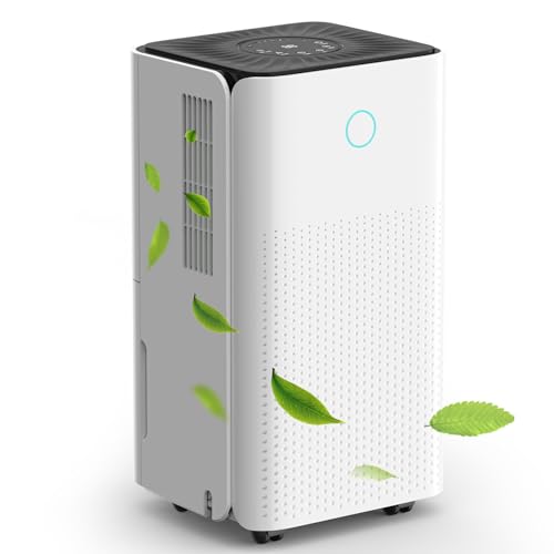 LUKO 30 Pint Dehumidifier with Drain Hose for Continuous Drainage