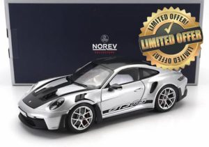 Norev 1/18 911 992 GT3 RS Coupe 2022 Silver Black 187366