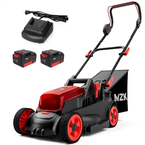 Electric Lawn Mower with 4-Position Height Adjustment