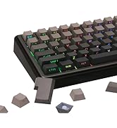 EPOMAKER Urban 133 keys Keycaps Set for Gaming Keyboard, Cherry Profile, Side Printed & Shine-thr...