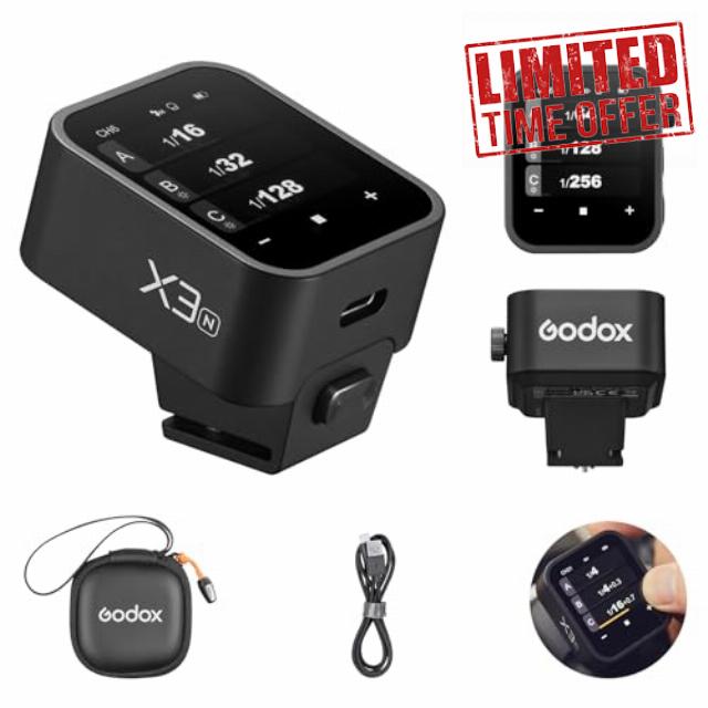 GODOX X3-N TTL Wireless Flash Trigger for Nikon Camera