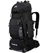Mxaeyr 65L Hiking Backpack,Lightweight Travel Waterproof Backpack for Men Women,Large Capacity Hi...