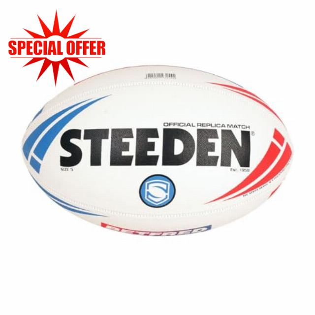 Steeden Super League Official Replica Match Rugby League Ball Size 5