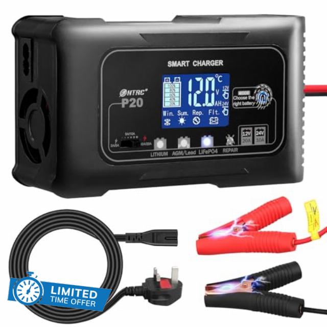 20-Amp LiFePO4 Battery Charger