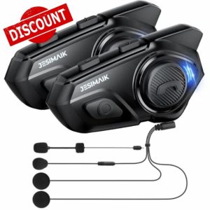 Motorcycle Helmet Bluetooth Headset 2 Pack