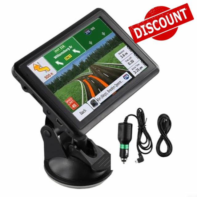 Oniissy Sat Nav 5 inch GPS Navigator Device 8GB + 128MB TFT touch screen With Car Truck Navigation For SA for Car Truck Lorry Motorhome Speed Cam Post