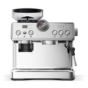 Semi-Automatic Espresso Maker with Milk Frother