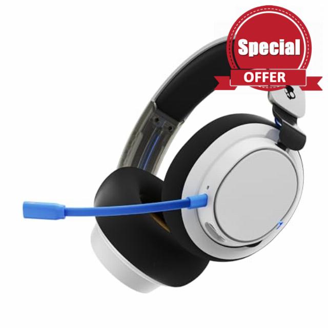 Skullcandy SLYR Pro Wireless Multi-Platform Over-Ear Gaming Headset with Ultra Low Latency USB-A Transmitter