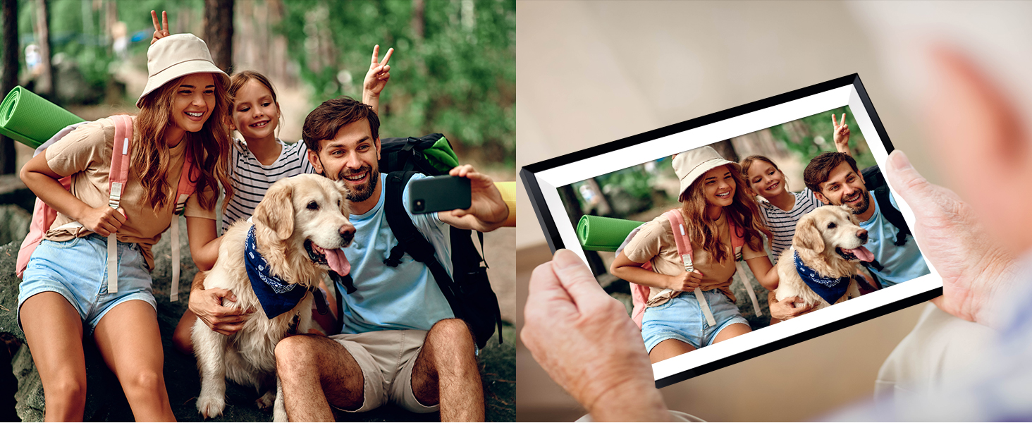 digital photo frame frameo