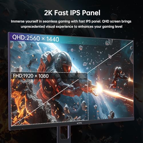 1440P HDR Frameless Monitor with Adaptive Sync