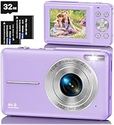Digital Camera, 1080P Kids Digital Camera with 32GB Card, Camera for Kids, students (PURPLE)