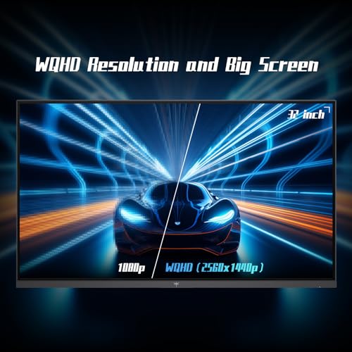 IPS 1440p Monitor with Ultra-Thin Bezels