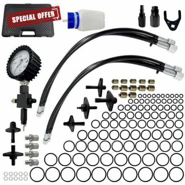 WT04A3100D 2000 Bar Common Rail Diesel High Pressure Tester Kit with Injector Pipe Blanks