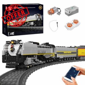 Mould King 12031 UP844 Steam Train Building Kit for Boys