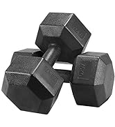 Yaheetech 2x4kg/2x5kg/2x6kg/2x7.5kg/2x8kg/2x10kg (Sold in Pair) Dumbbells Set Arm Hand Weight Dum...
