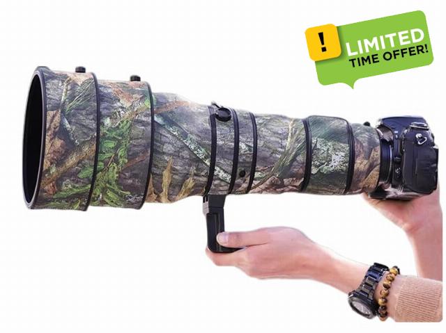 CHASING BIRDS Camouflage Waterproof Lens Coat for NIKON AF-S 400mm F2.8 G ED VR Rainproof Lens Protective Cover (Green Leaf Camouflage)