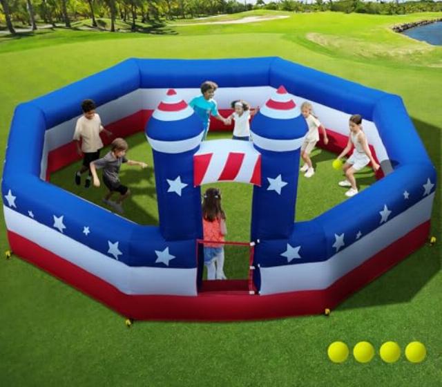 Gaga Ball Pit Inflatable 15FT with Built-in Air Blower