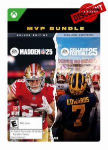 EA SPORTS MVP BUNDLE (MADDEN NFL 25 Deluxe Edition & College Football 25 Deluxe Edition) - Xbox [Digital Code]