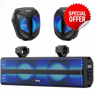 2.1CH Stereo UTV Sound Bar(Subwoofer) and 2X Speakers
