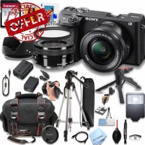 Sony a6400 Mirrorless Camera with 16-50mm Lens + 64GB Memory