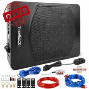 10'' 800W Slim Powered Under Seat Car Subwoofer