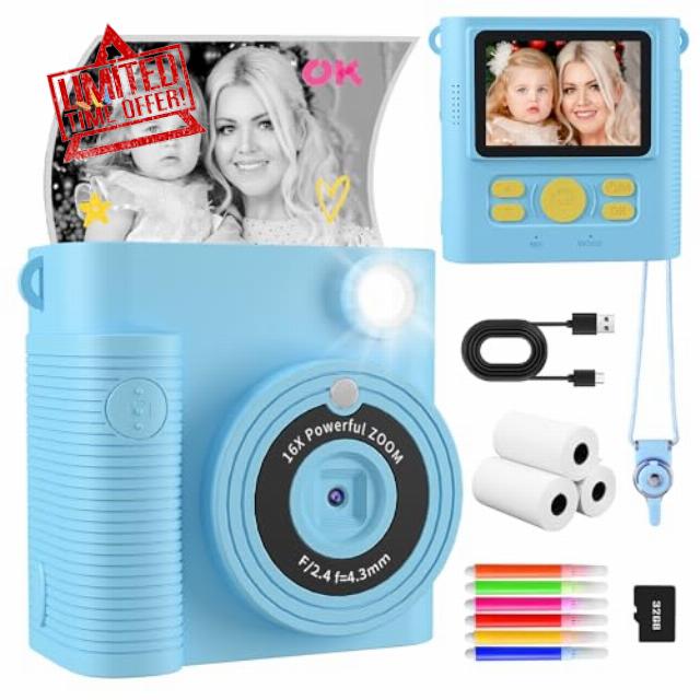 Kids Camera Instant Print
