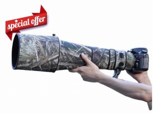 CHASING BIRDS Camouflage Waterproof Lens Coat for NIKON AF-S 600mm F4 E FL ED VR Rainproof Lens Protective Cover (Reed Camouflage