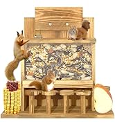 MeyRolizn Chicken Feeder Stand Holder Waterer Set, 6 Leg Heavy Duty Poultry Feeders Rackr with Ba...
