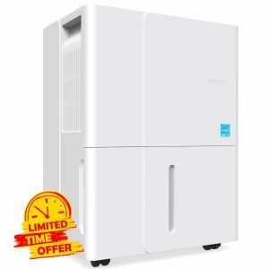 1500 Sq. Ft Energy Star Dehumidifier for Basement Home with 1.2 Gal Water Tank