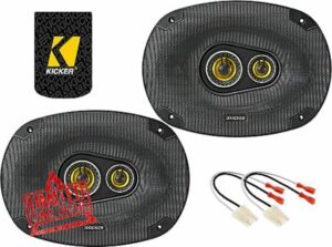 KICKER Speakers 6x9 inch for Nissan Frontier 2005-2013 Upgrade Kit - Pair of CS Series with Harness
