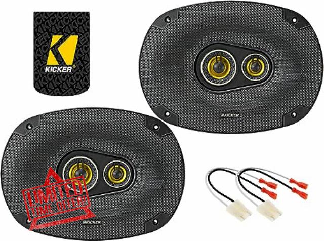 KICKER Speakers 6x9 inch for Nissan Frontier 2005-2013 Upgrade Kit - Pair of CS Series with Harness