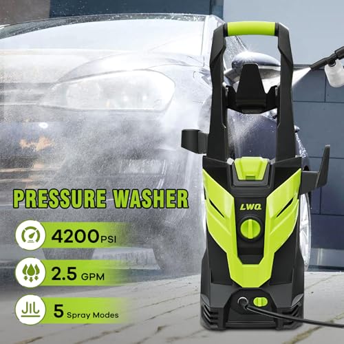 High Pressure Cleaning Machine with Foam Cannon for Cars/Fences/Driveways/Patios/Home Cleaning