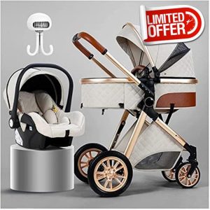 Baby Stroller Newborn Toddler Carriage Stroller Car Seat Combo