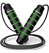 Spike Heavy Skipping Rope, Tangle-Free Rapid Speed Jumping Rope Cable with Ball Bearings for men,...
