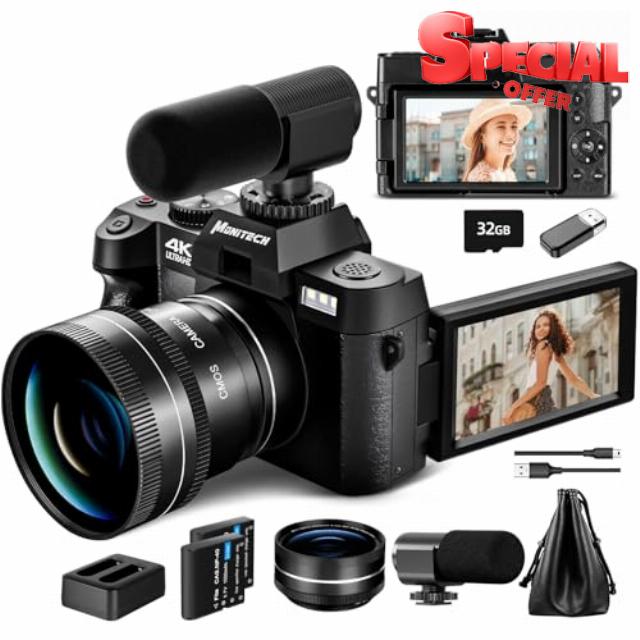 Mo Digital Cameras for Photography & 4K Video