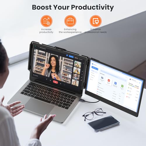 14" FHD 1080P IPS Laptop Monitor Extender