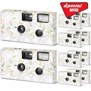 10 Pack Disposable Camera Bulk for Wedding