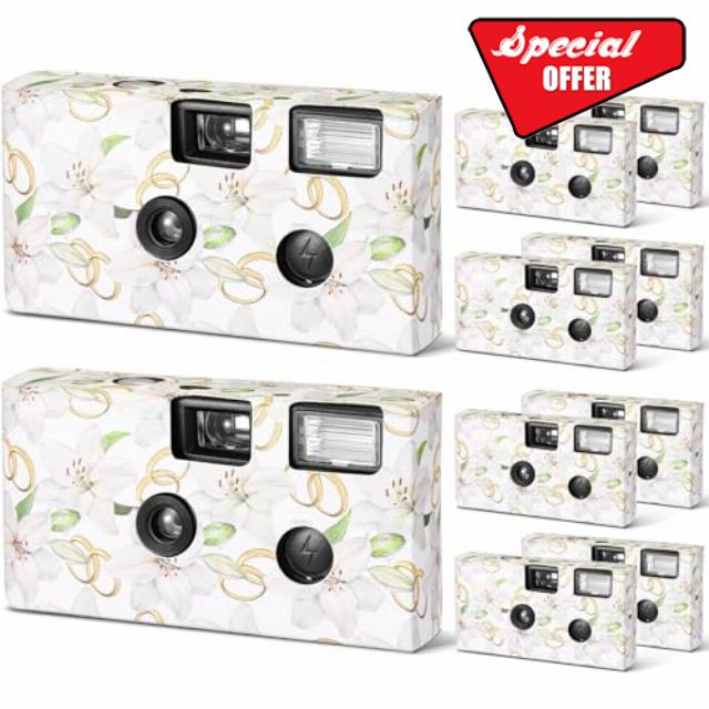 10 Pack Disposable Camera Bulk for Wedding