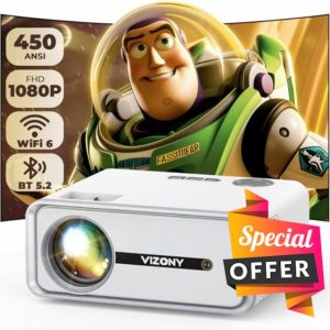 Mini Projector with WiFi and Bluetooth