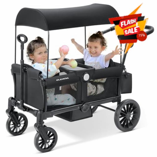 ELEMARA Wagon Stroller for 2 Kids