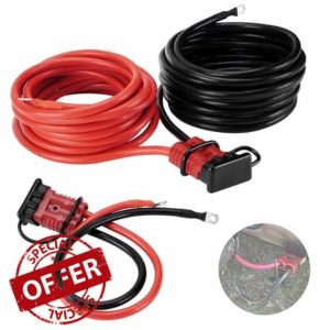 24 FT Quick Disconnect Winch Power Cable